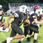 RMS middle school sweeps New Albany, JV gets TD to tie as time expires