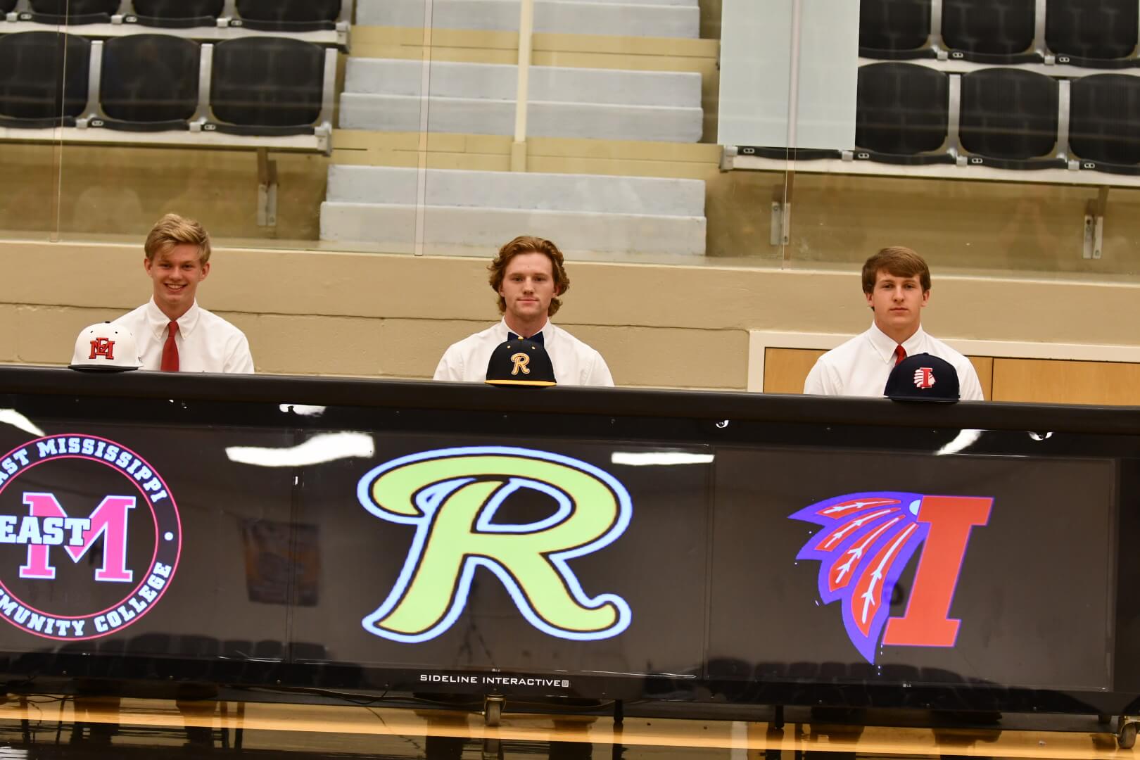 Trio of Ripley baseball standouts ink college scholarships