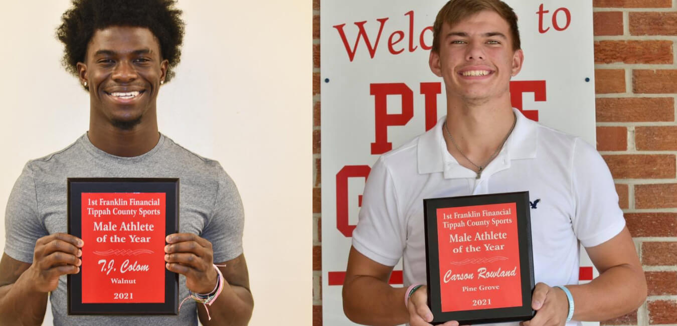 First Franklin Financial Tippah County Male Athletes of the Year: TJ Colom and Carson Rowland