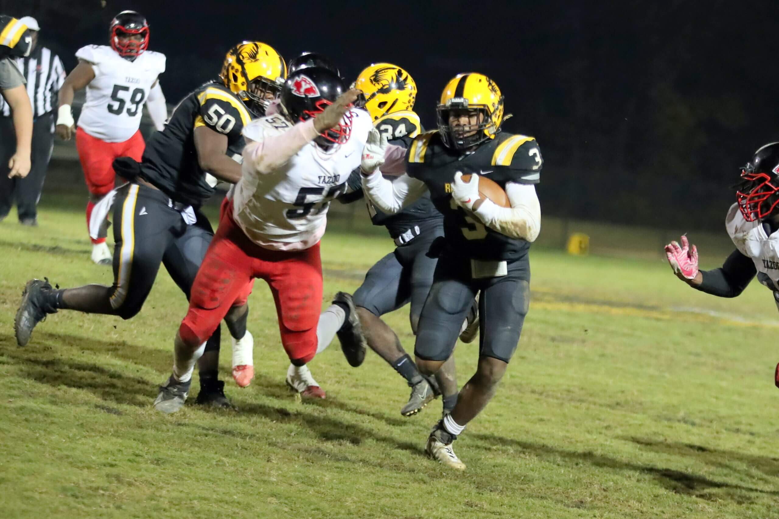 Tigers ground Yazoo City's air attack to advance to second round of playoffs