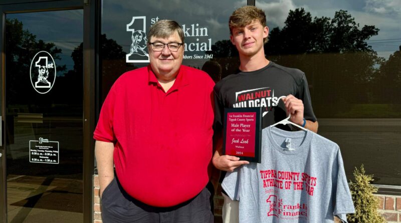 2024 1st Franklin/Tippah County Sports Male Athlete of the Year is Walnut’s Jack Leak