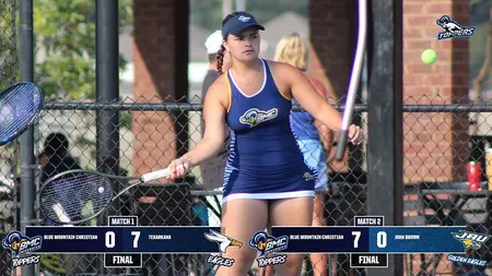 Toppers respond with strong finish after split on the courts