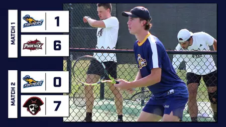 Men’s Tennis falls to Cumberland and Christian Brothers