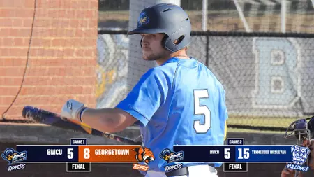 Baseball drops to Georgetown and No. 5 Tennessee Wesleyan