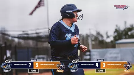 Blue Mountain Christian Softball Sweeps Brewton-Parker with Walk-Off in Game 2 Teague’s walk-off lifts Toppers to doubleheader sweep of Brewton-Parker
