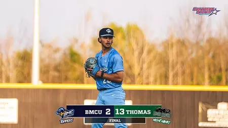 Thomas defeats Blue Mountain Christian in SSAC series finale Toppers fall to Thomas in SSAC series finale
