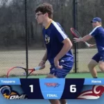 Blue Mountain men's tennis falls to Mobile at SSAC Roundup Toppers compete hard, fall to Mobile at SSAC Roundup