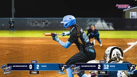 Faulkner Sweeps Blue Mountain Christian in SSAC Opening Series Eagles take two from Toppers in SSAC opening series