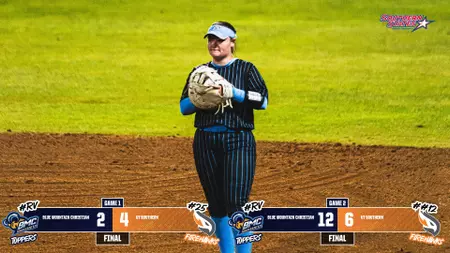Blue Mountain Christian splits with Tennessee Southern, secures No. 4 seed in SSAC softball tournament Toppers split with No. 25 Firehawks, secure No. 4 seed in SSAC Championship