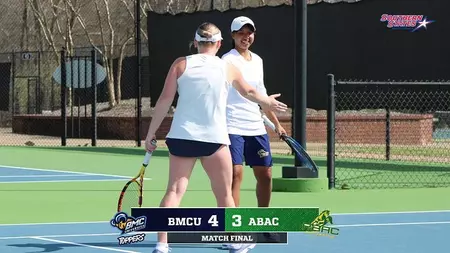 Blue Mountain Christian women’s tennis edges ABAC 4-3 in Montgomery Toppers claim 4-3 SSAC victory over ABAC in Montgomery