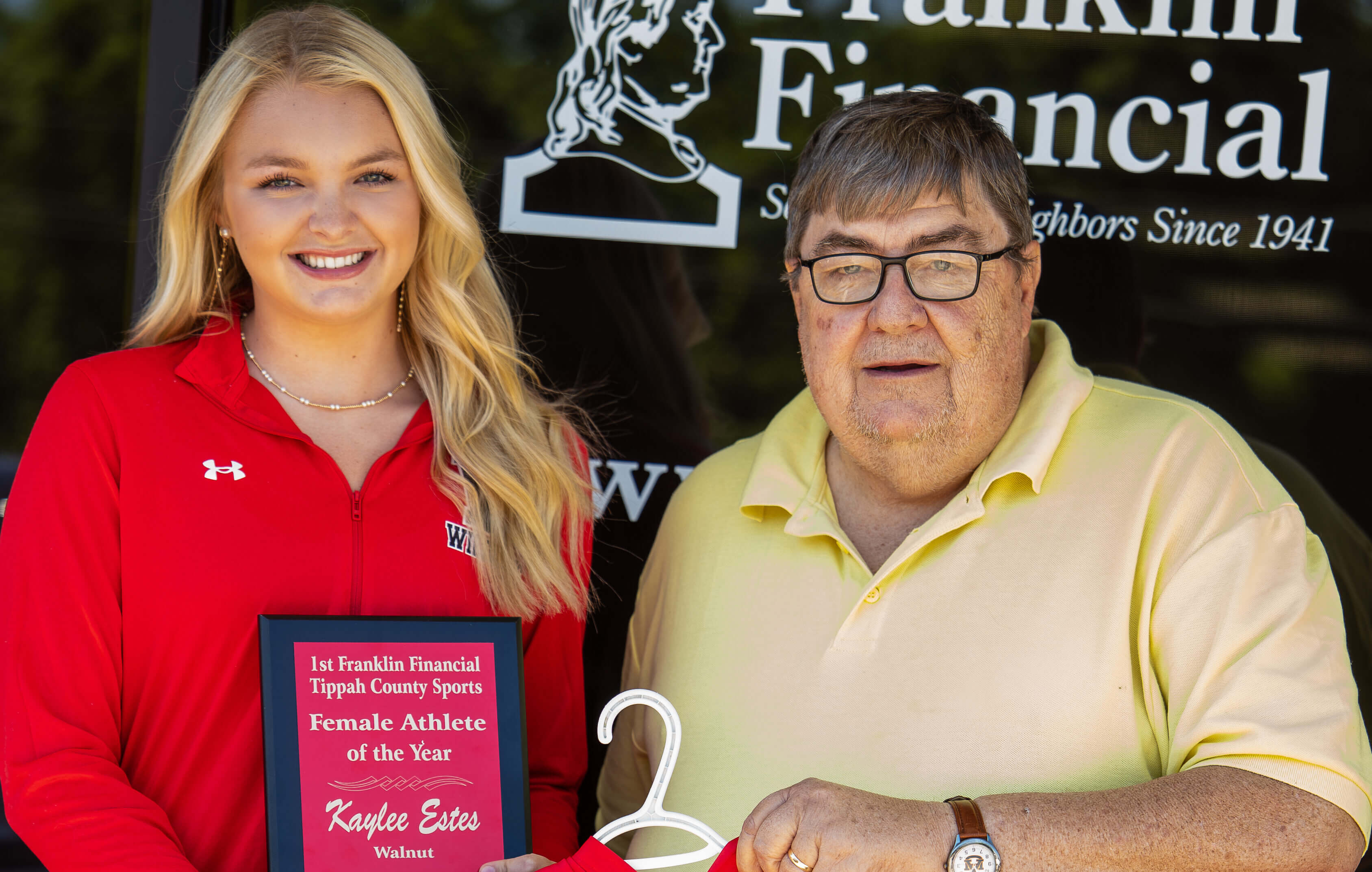 Kaylee Estes Named 1st Franklin Financial Tippah County Sports Female Athlete of the Year