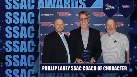 Blue Mountain’s Phillip Laney Wins SSAC Coach of Character Award Laney honored with SSAC Coach of Character Award