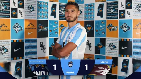 Blue Mountain Christian Men’s Soccer Battles Freed-Hardeman to 1-1 Draw Toppers battle Lions to 1-1 draw on the road