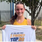 Ripley’s Jenna-Lynne Massengill off to strong start in senior XC season Ripley senior Jenna-Lynne Massengill holds a cross-country top-20 finisher shirt.