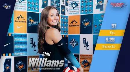 Williams earns second SSAC Defender of the Week honors