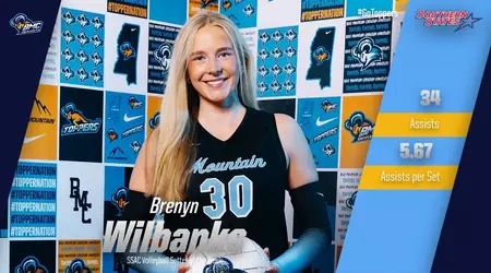 Wilbanks earns SSAC Setter of the Week honors