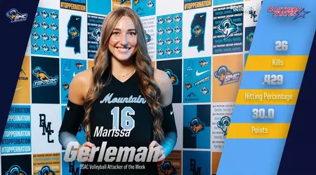 Gerleman earns SSAC Attacker of the Week honors