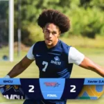 Blue Mountain and Xavier (La.) soccer teams draw 2-2 in SSAC match Silva Jr. nets two goals as Toppers battle Xavier (La.) to 2-2 draw
