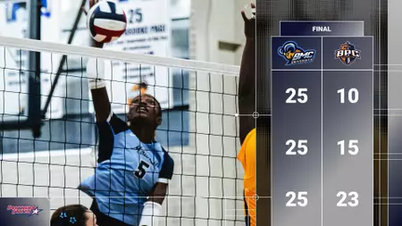 Volley Toppers sweep Barons at home