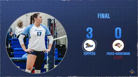 Volley Toppers sweep Freed-Hardeman behind strong defensive performance